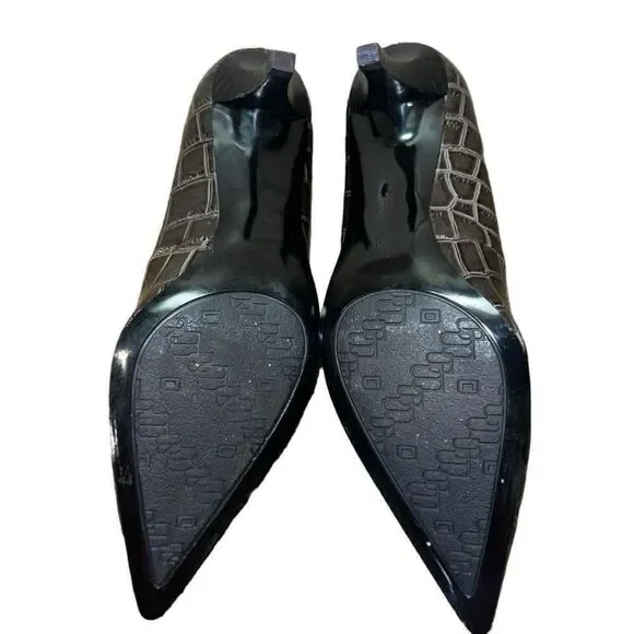 Women's Bandolino Boberrys Grey Heels Size 5.5 M - Picture 5 of 5